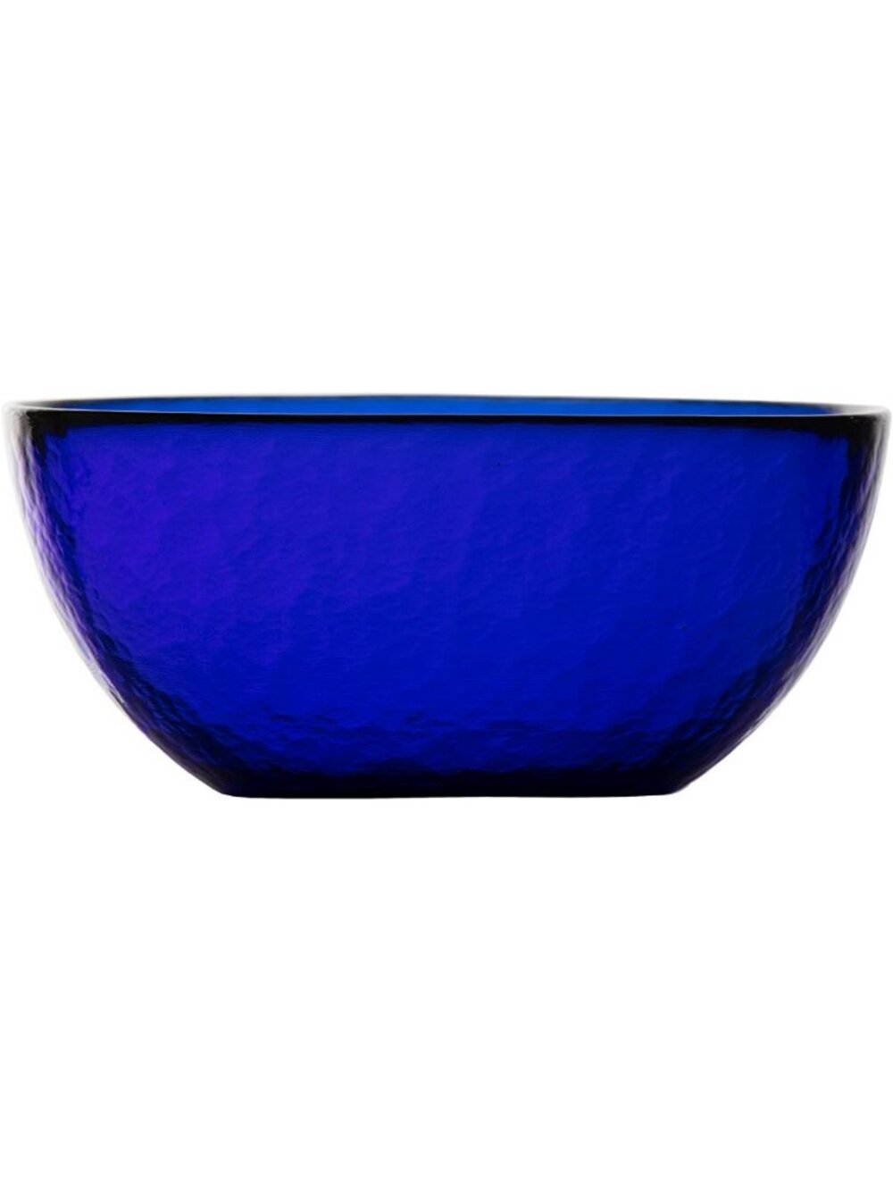 Cobalt Glass Dinnerware Set of 4 - 6 Inch Cereal, Salad & Fruit Bowls